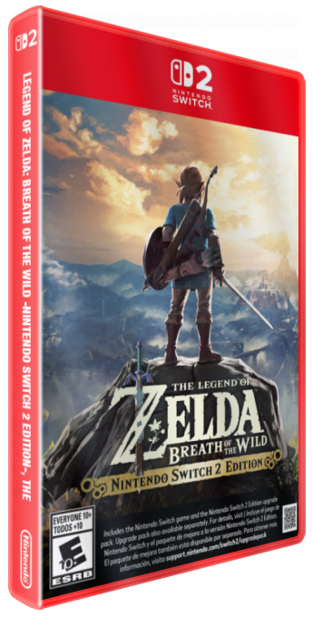 Legend of Zelda - Breath of the Wild -Nintendo Switch 2 Edition-, The — box-3D (US)