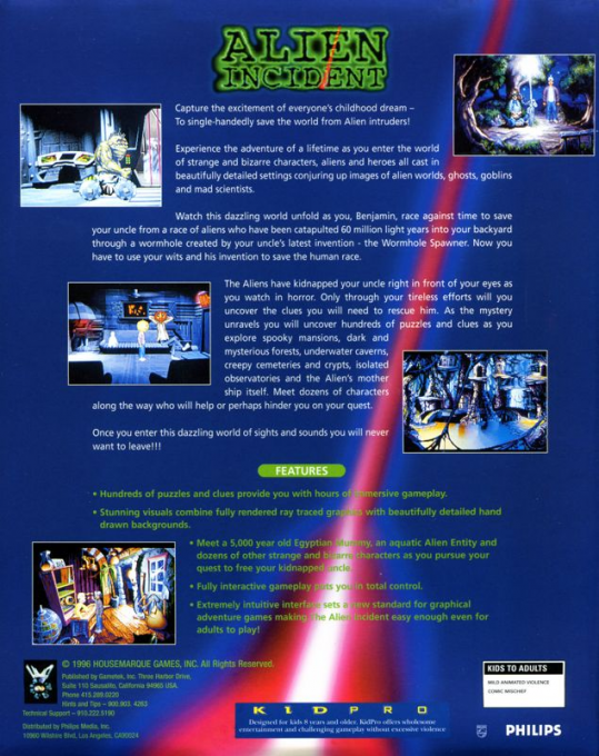 Alien Incident — box-2D-back (US)