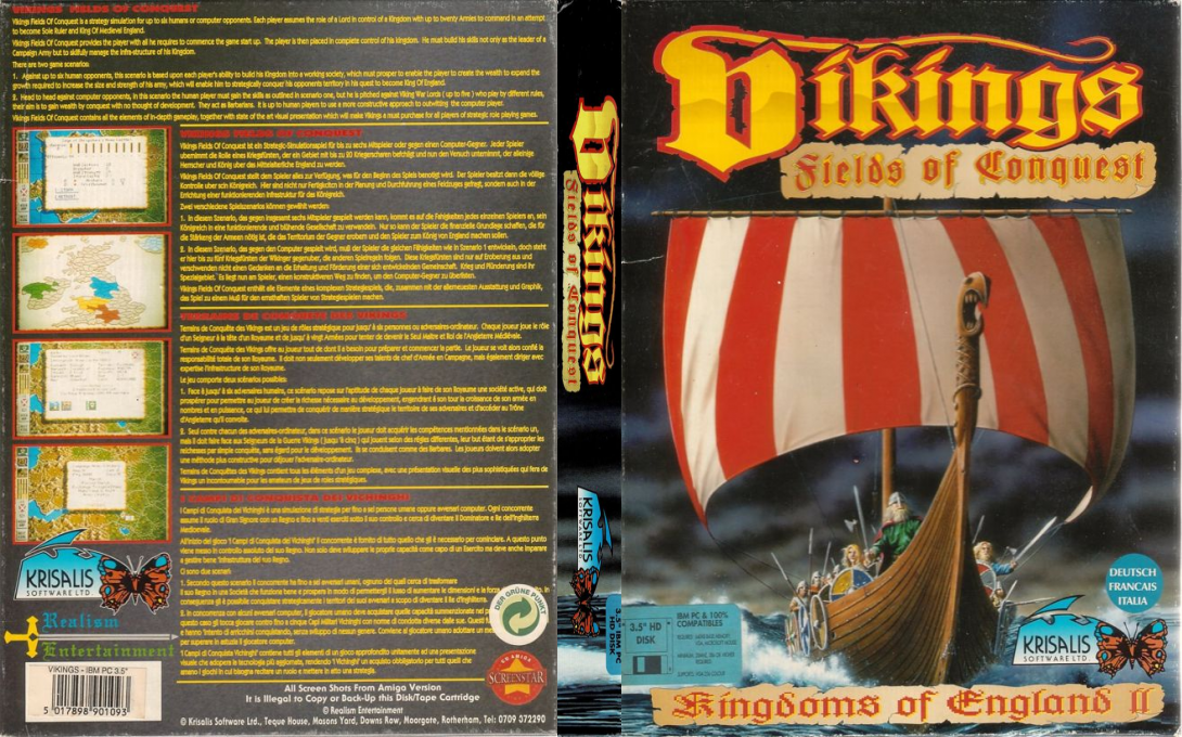 Vikings - Fields Of Conquest - Kingdoms Of England 2 — box-texture (EU)
