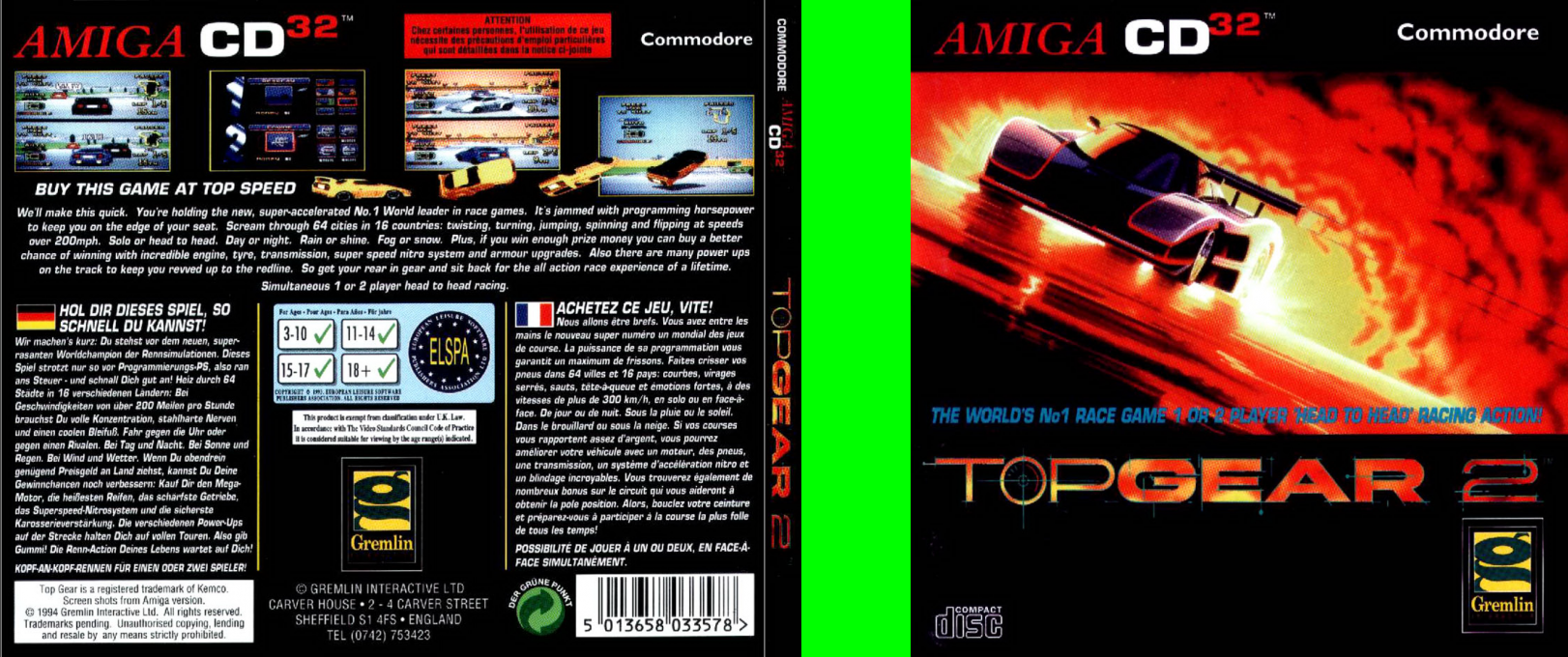 Top Gear 2 — box-texture (WOR)