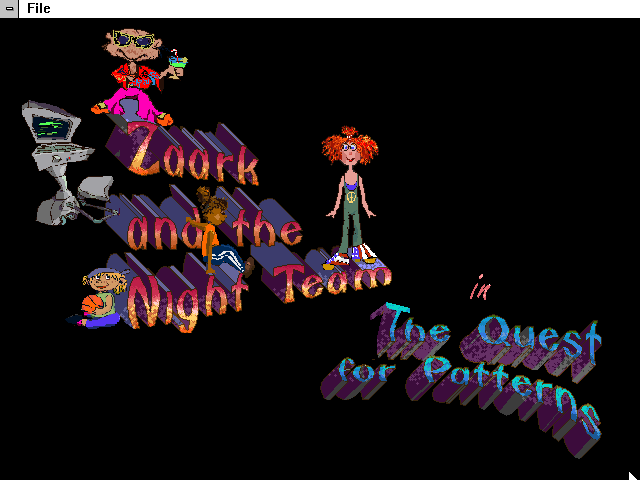 ZAARK and the Night Team: The Quest for Patterns — sstitle (WOR)