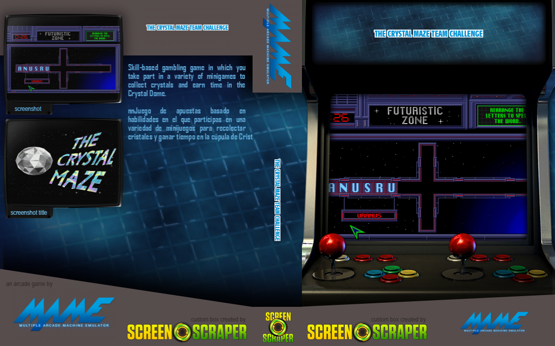Crystal Maze Team Challenge, The — box-texture (SS)