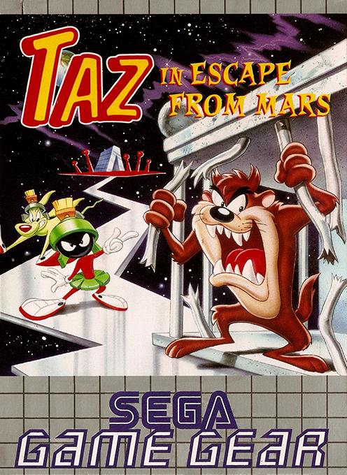 Taz In Escape From Mars — box-2D (EU)