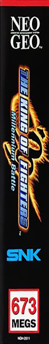 The King of Fighters '99 : Millennium Battle — box-2D-side (WOR)