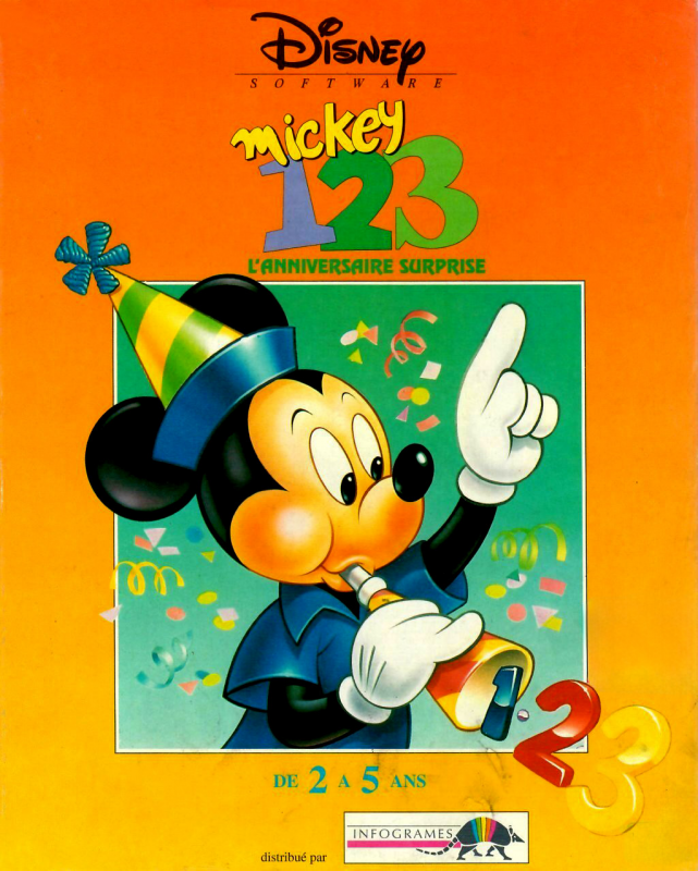 Mickey's 123's - The Big Surprise Party — box-2D (FR)