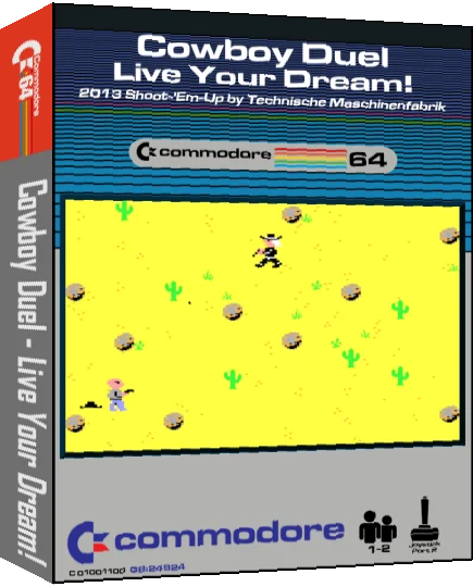 Cowboy Duel - Live Your Dream! — box-3D (CUS)