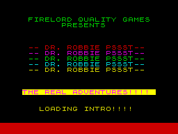 The Real Adventures of Dr Robbie Pssst — sstitle (WOR)