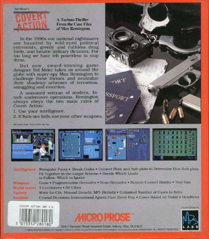 Sid Meier's Covert Action — box-2D-back (EU)
