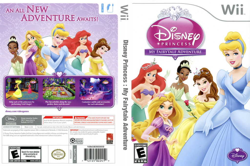 Disney Princesses - Mon Royaume Enchanté — box-texture (US)