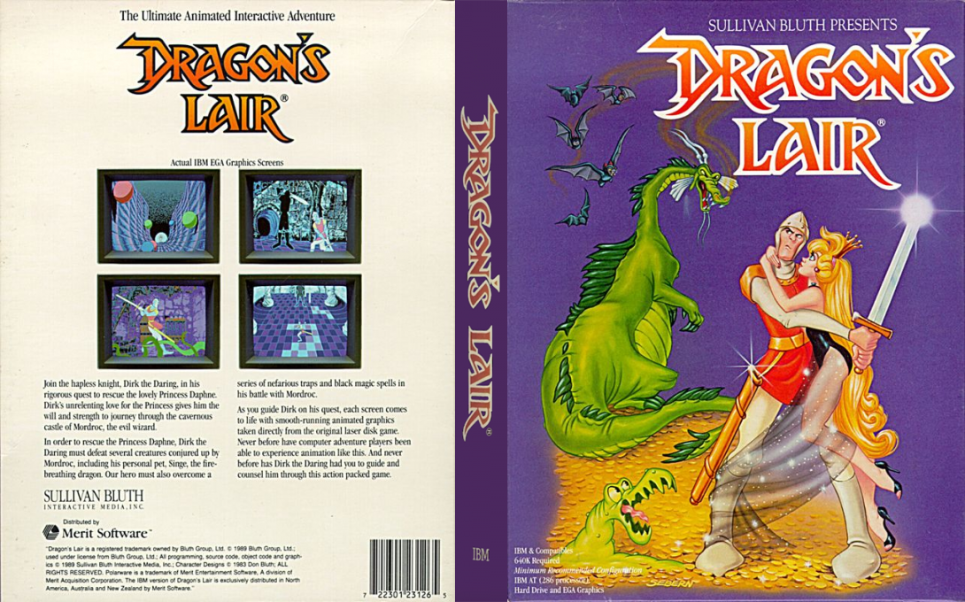 Dragon's Lair — box-texture (US)
