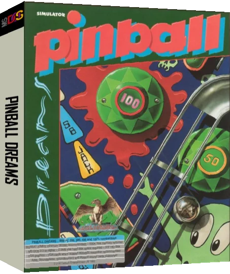 Pinball Dreams — box-3D (EU)