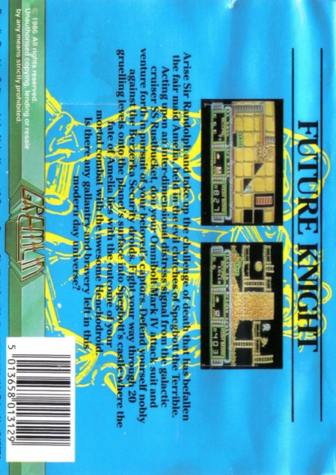 Future Knight — box-2D-back (EU)