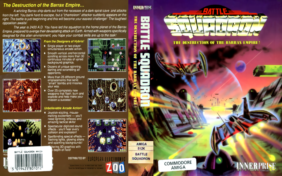 Battle Squadron - The Destruction of the Barrax Empire! — box-texture (EU)