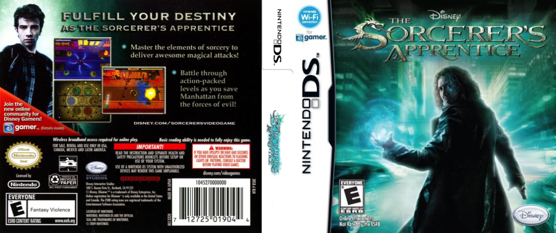 Sorcerer's Apprentice, The — box-texture (US)