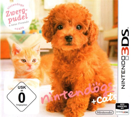 Nintendogs + Cats - Toy Poodle & New Friends — box-2D (DE)