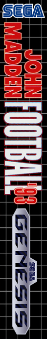 John Madden Football '93 — box-2D-side (SS)