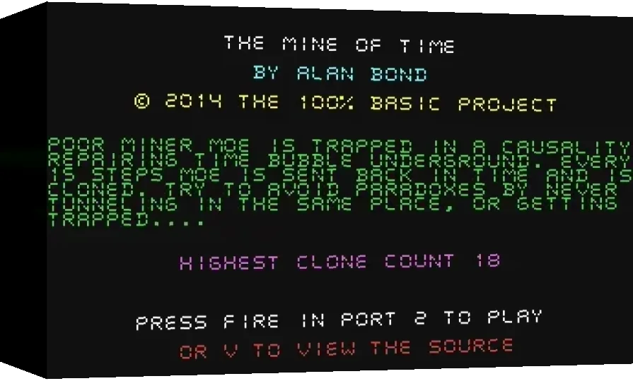 The Mine of Time — box-3D (WOR)