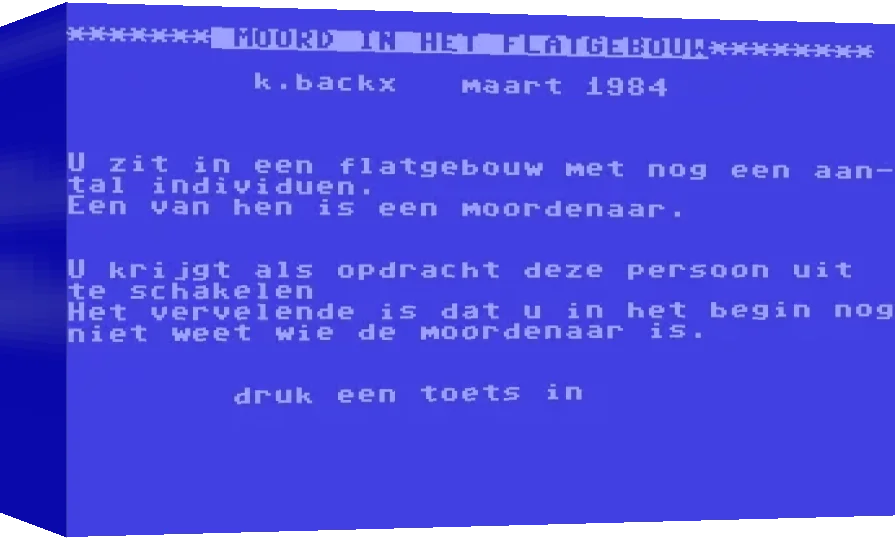 Moord in het Flatgebouw — box-3D (WOR)