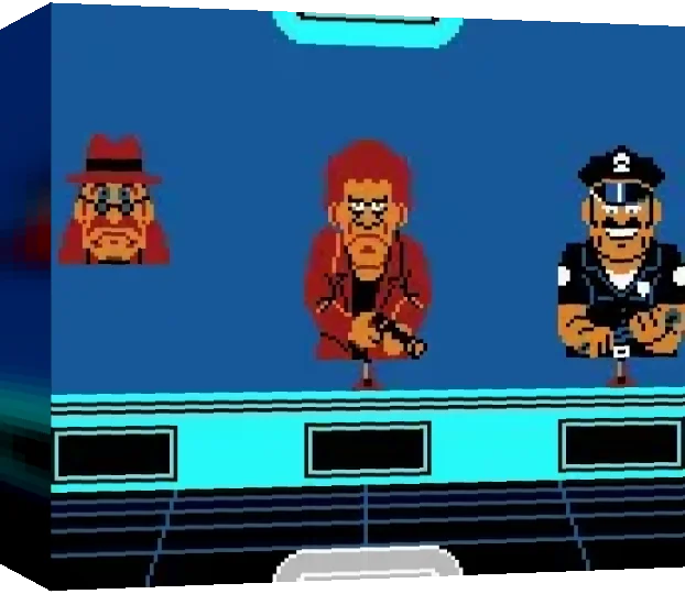 Nes Conversion - Hogan's Alley — box-3D (WOR)