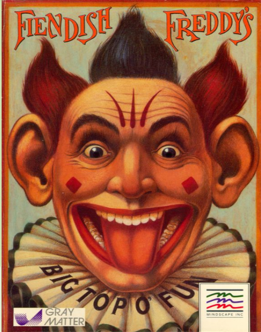 Fiendish Freddy's Big Top o' Fun box art