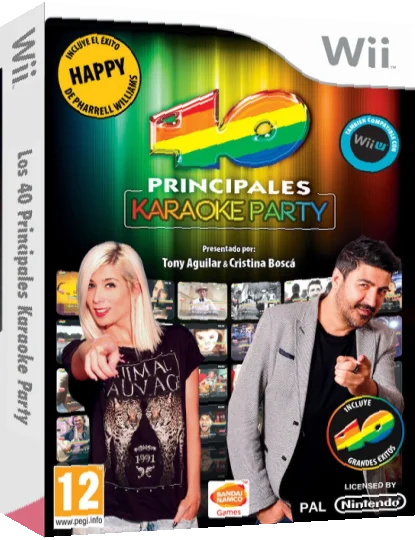 40 Principales, Los - Karaoke Party — box-3D (SP)