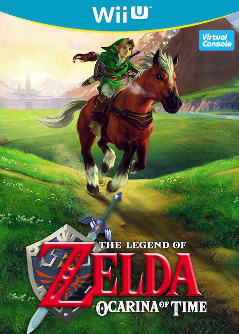 Legend of Zelda - Ocarina of Time, The box art