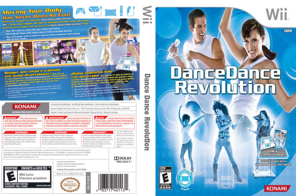 Dance Dance Revolution — box-texture (US)