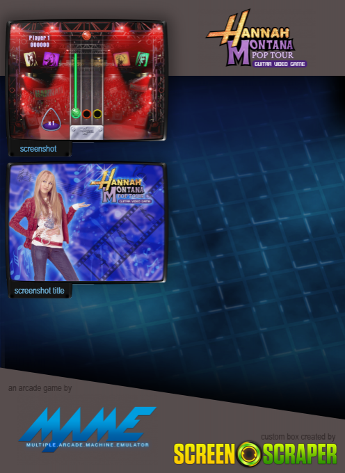 Hannah Montana Pop Tour - Guitar Video Game — box-2D-back (SS)