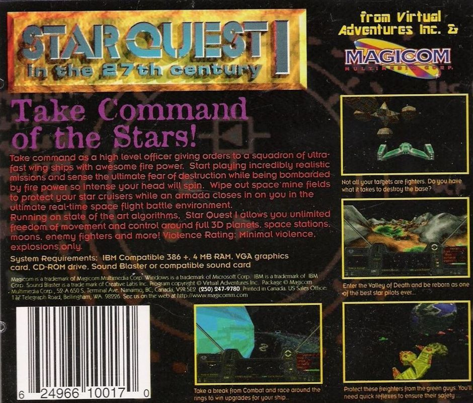 Star Quest I In The 27th Century — box-2D-back (CUS)