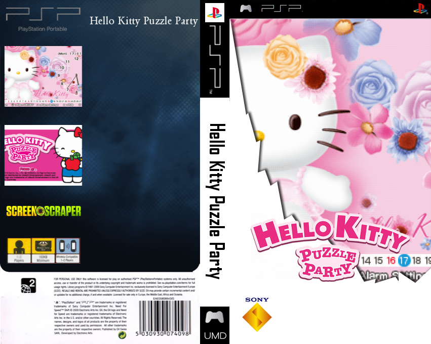 Hello Kitty - Puzzle Party — box-texture (SS)