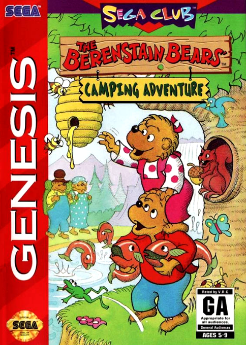 Berenstain Bears' Camping Adventure The box art