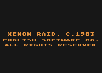 Xenon Raid — sstitle (WOR)
