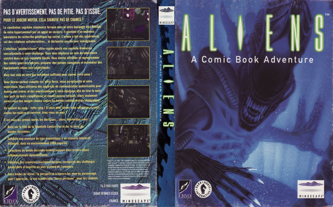 Aliens - A Comic Book Adventure — box-texture (FR)