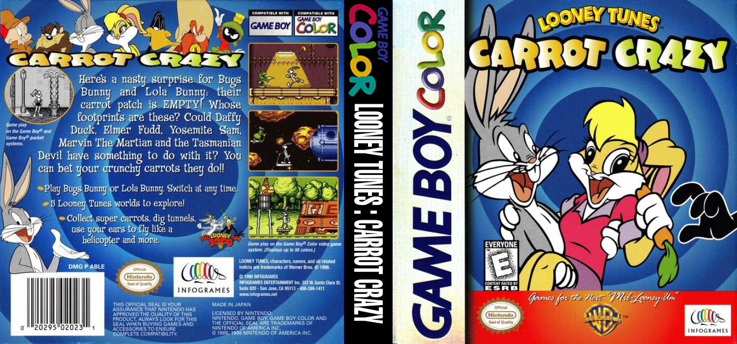 Looney Tunes - Carrot Crazy — box-texture (US)
