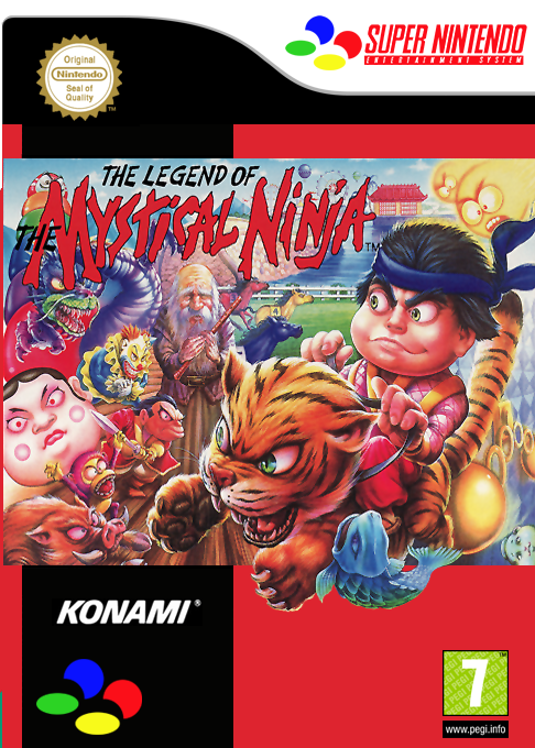 Legend Of The Mystical Ninja, The — box-2D (EU)