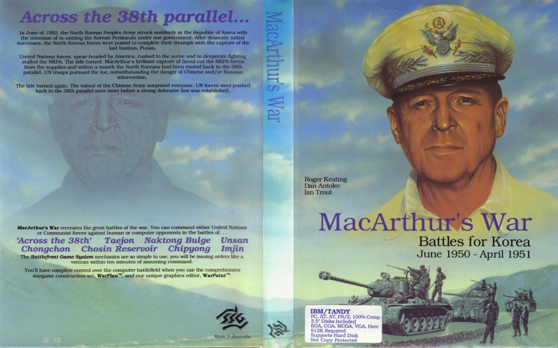 Macarthur's War - Battles For Korea — box-texture (US)