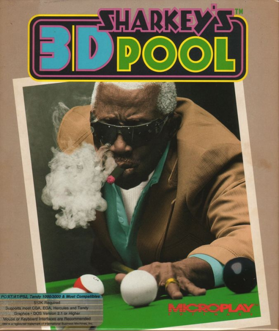 Sharkey's 3d Pool box art
