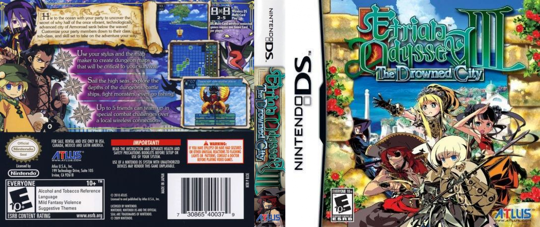 Sekaiju no Meikyuu III - Seikai no Raihousha — box-texture (US)