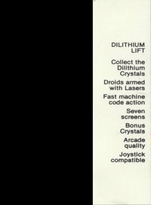Di-Lithium Lift — box-2D-back (WOR)