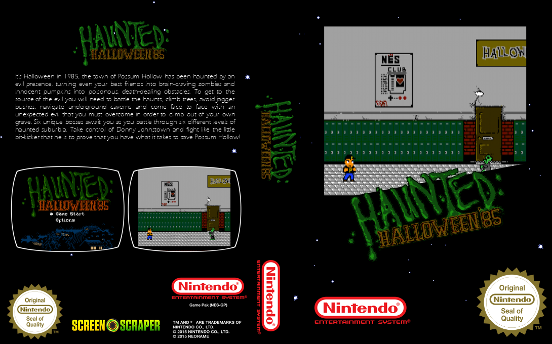 Haunted - Halloween '85 — box-texture (SS)