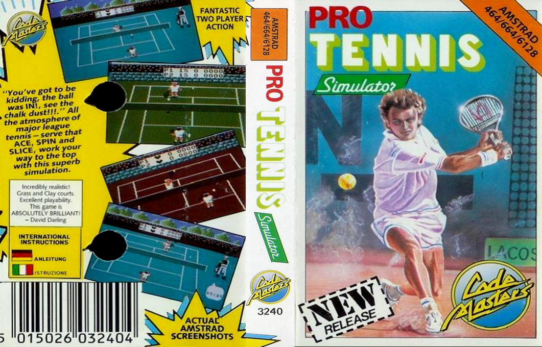 Pro Tennis Simulator — box-texture (EU)