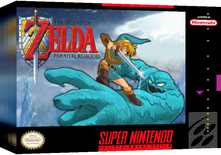 Legend Of Zelda, The : Parallel Remodel — box-3D (US)