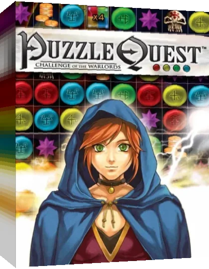 Puzzle Quest - Challenge of the Warlords — box-3D (EU)