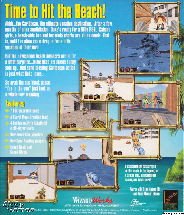 Duke Caribbean - Life's A Beach — box-2D-back (US)
