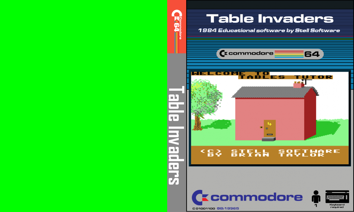 Table Invaders — box-texture (CUS)