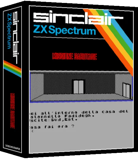 Missione Sabotage — box-3D (SS)