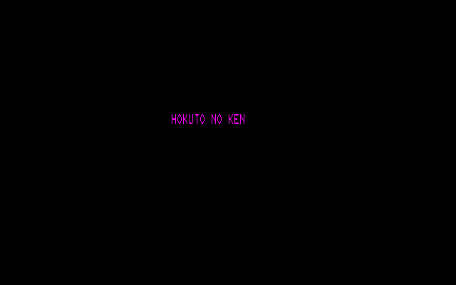 Hokuto No Ken — sstitle (JP)