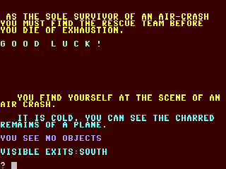 Survival : Air Crash — ss (WOR)