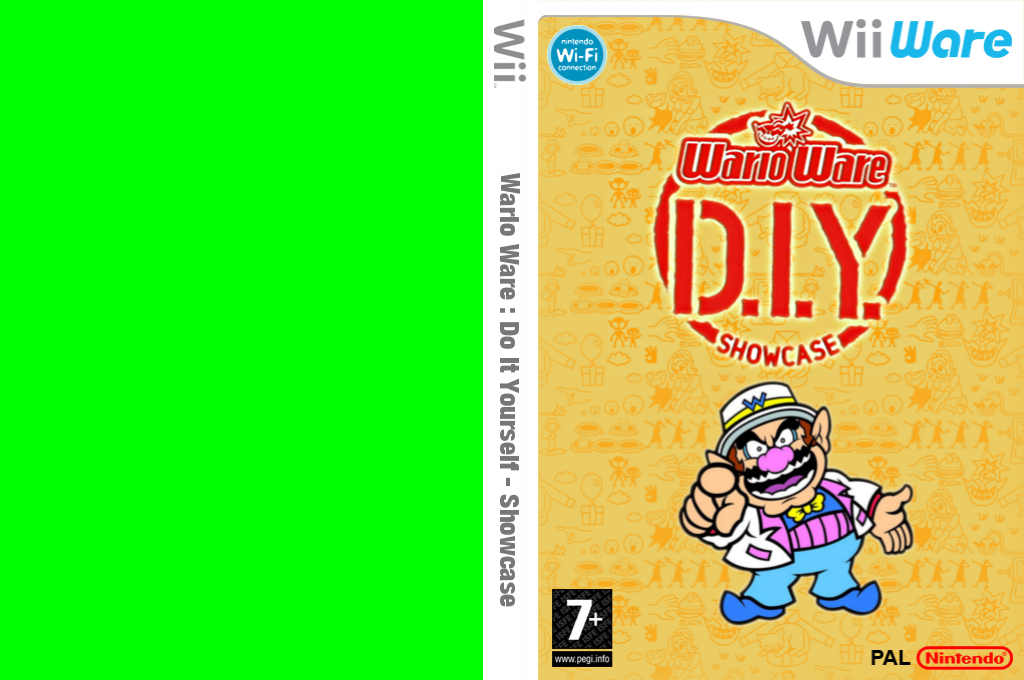 Wario Ware - Do It Yourself - Showcase — box-texture (EU)