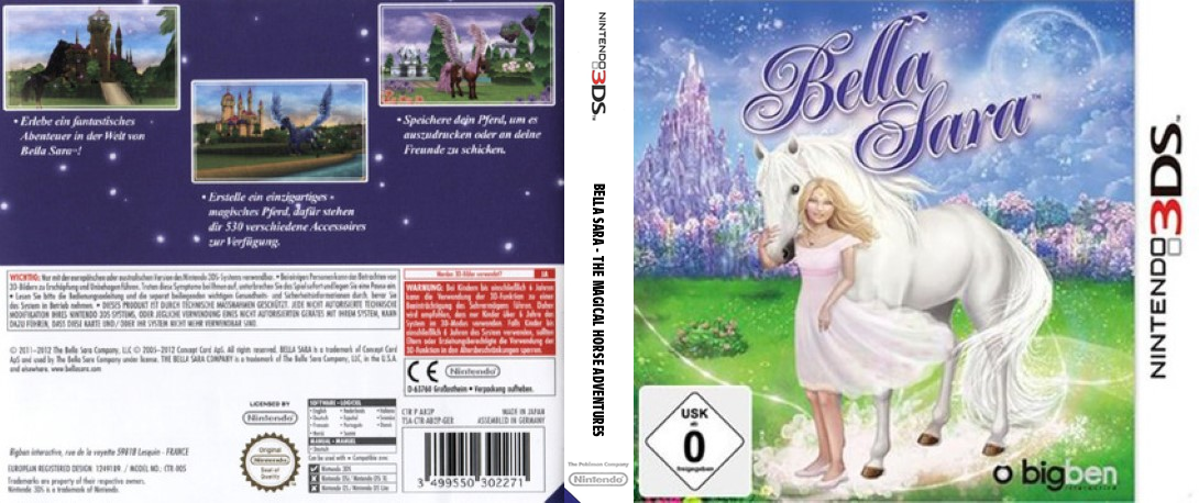 Bella Sara - The Magical Horse Adventures — box-texture (DE)